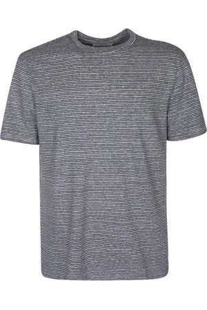 OFFICINE GENERALE Short Sleeves Ecru/black Polo Shirt