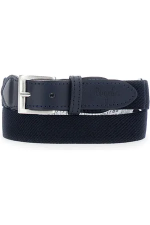 Il gufo Blue Belt With Logo In Techno Fabric Boy