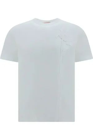 VALENTINO Floral Patterned Crewneck T-shirt
