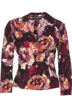 Dolce & Gabbana Peony Print Jacket