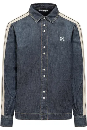 Palm Angels Monogram Denim Track Jacket
