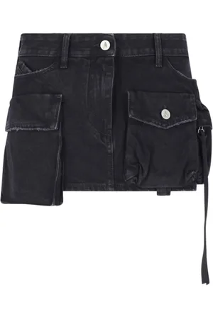 The Attico Fay Mini Denim Skirt
