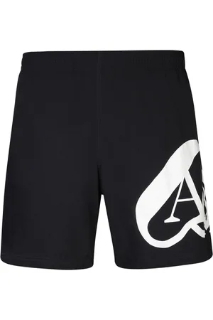 Alexander McQueen Seal-printed Elasticated-waist Swim Shorts