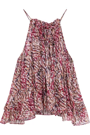Marant Etoile Viscose Top With All-over Print