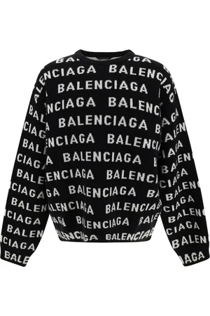 Balenciaga Allover Logo Sweater