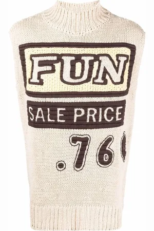 Jil Sander Slogan Print Vest Pullover