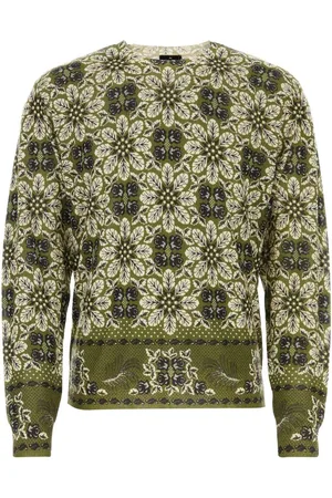 Etro Floral Pattern Knitted Jumper