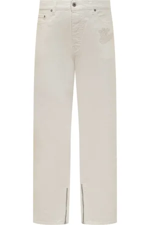 OFF-WHITE 90s Logo Zip Skate Jeans
