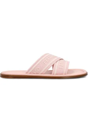 Salvatore Ferragamo Logo Embossed Slip-on Sandals