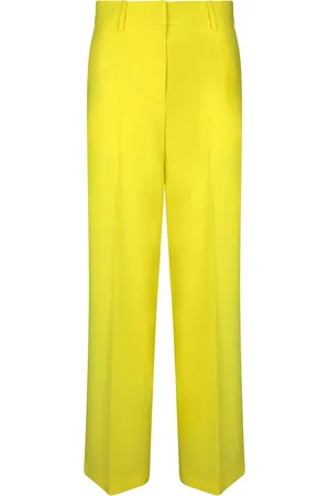 Msgm White Tailored Trousers