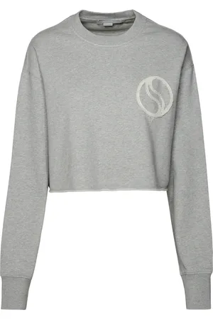 Stella McCartney S-wave Grey Organic Cotton Sweatshirt
