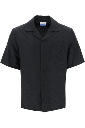 OFF-WHITE Holiday Bowling Shirt With Off Pattern