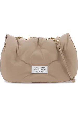 Maison Margiela Glam Slam Logo Patched Shoulder Bag