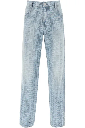 Balmain Straight Monogram Jeans