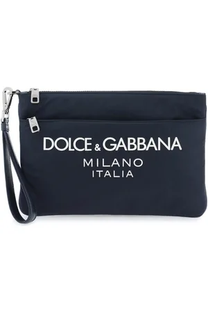Dolce & Gabbana Nylon Pouch With Rubberized Logo