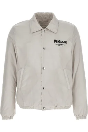 Alexander McQueen Logo Print Down Jacket