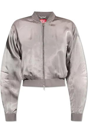 Diesel G-khlow-n1 Logo-embroidered Zipped Jacket