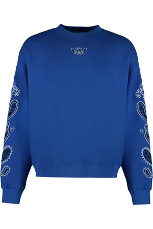 OFF-WHITE Logo Detail Cotton Sweatshirt