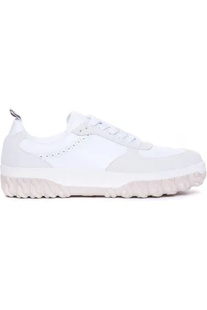 Thom Browne Letterman Panelled Low-top Sneakers