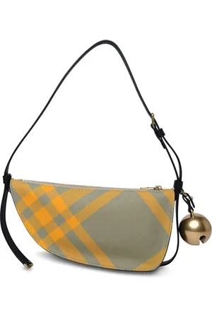 Burberry Shield Multicolor Wool Blend Bag