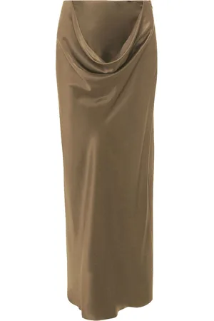 J.W.Anderson J. W. Anderson Green Silk Midi Skirt