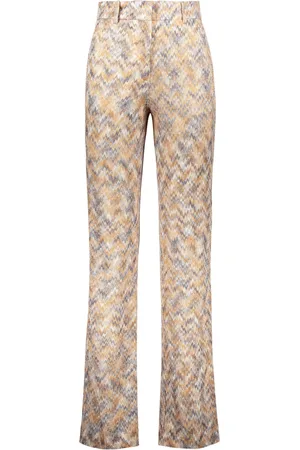 Missoni Chevron Knitted Palazzo Trousers