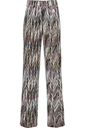 Missoni Chevron Knitted Palazzo Trousers