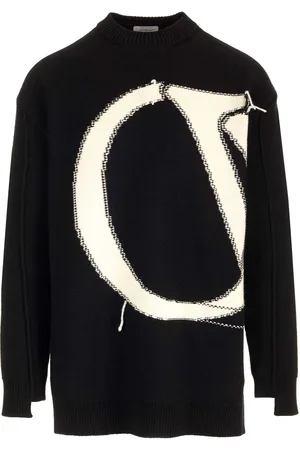 OFF-WHITE Off White Intarsia-logo Crewneck Sweater