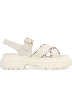 Hogan Leather Sandal
