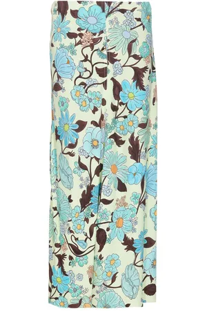 Stella McCartney Floral Printed Midi Skirt