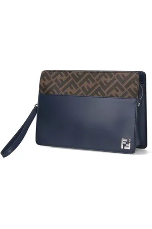 Fendi Standing Clutch Squared Ff Bag