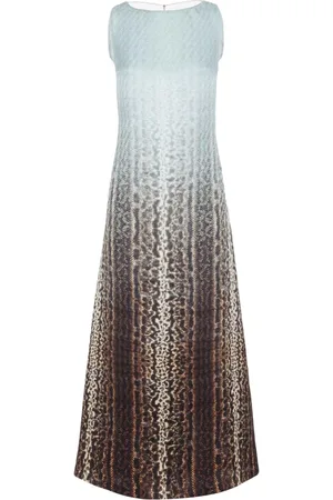 Fendi Animalier Silk Dress