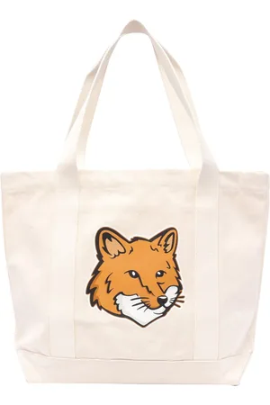 Maison Kitsuné Fox Head Tote Bag
