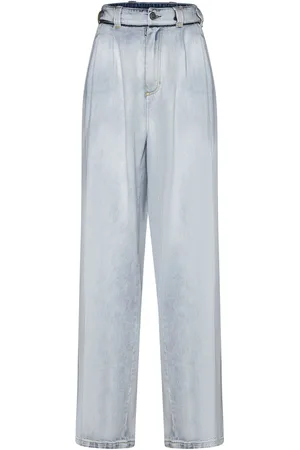 Maison Margiela Memory Wide-leg Pleated Jeans