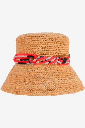 Le Mont St Michel Axel Raffia Bucket Hat