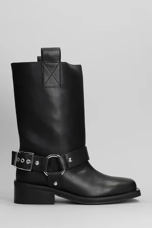 Ganni Mid Shaft Biker Boots