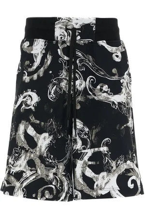 VERSACE Barocco-printed Drawstring Track Shorts