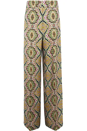 Etro Silk Jacquard Trousers