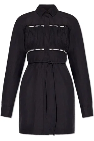 Nanushka Genea Cut-out Mini Shirt Dress