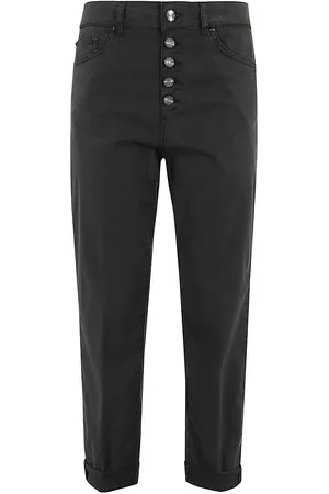 Dondup Straight Leg Cropped Trousers