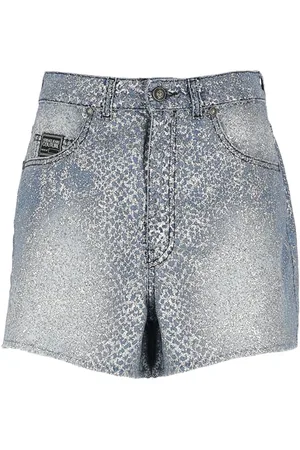 VERSACE Glitter Animalier Shorts