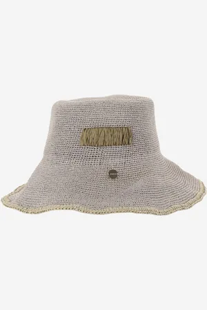 Filippo Catarzi Paper And Viscose Hat With Logo