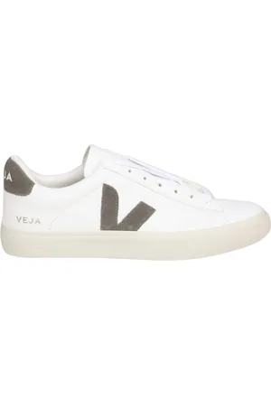 Veja Campo Chromefree In White/khaki Leather