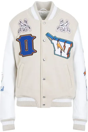OFF-WHITE Tunderbolt Buttoned Bomber Jacket