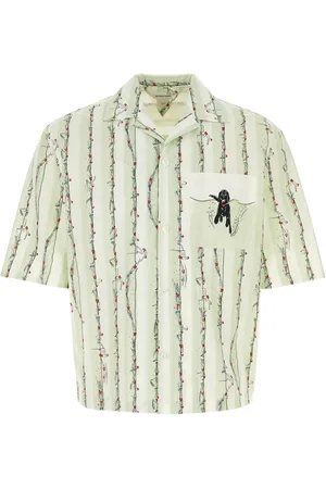 Bottega Veneta Embroidered Poplin Shirt