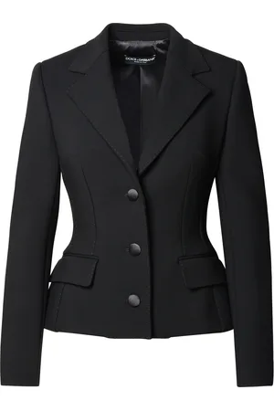 Dolce & Gabbana Jacket In Stretch Wool Canvas