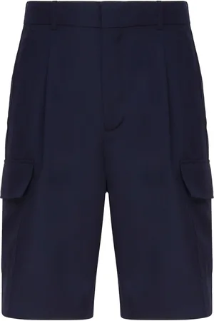 Drôle de Monsieur Cotton Blend Cargo Shorts
