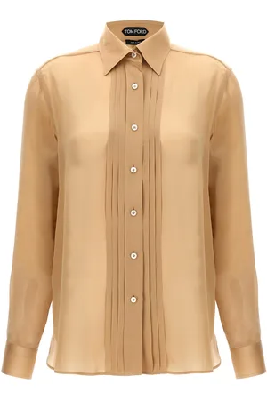 Tom Ford Pleated Plastron Shirt