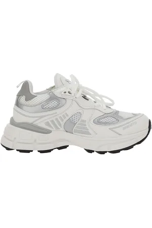 Axel Arigato Marathon Ghost Runner Low Top Sneakers With Reflectivce Details In Leather Blend Woman