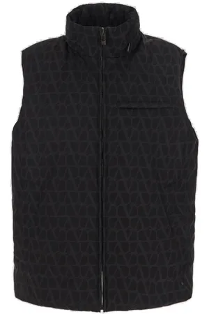 VALENTINO GARAVANI High Neck Zip-up Gilet